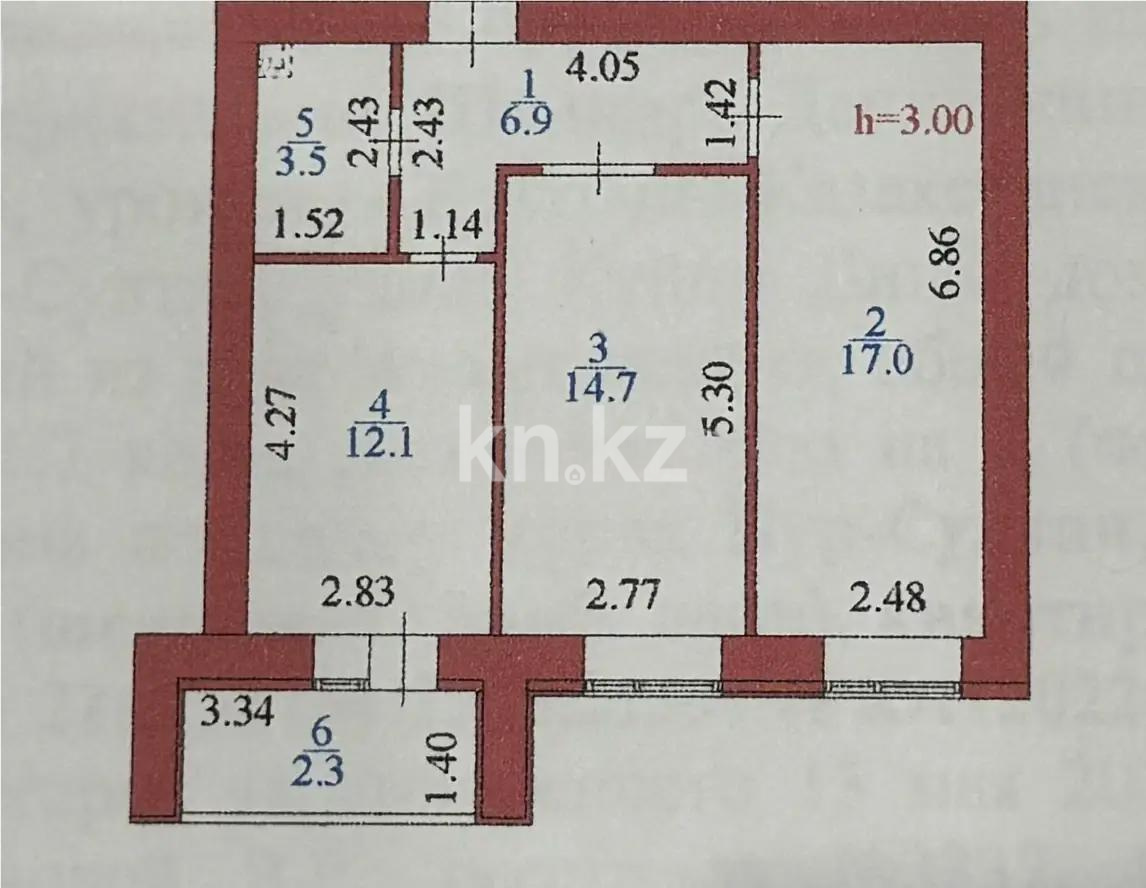 Продажа 2-комнатной квартиры, 56.5 м² в Астане - фото 7