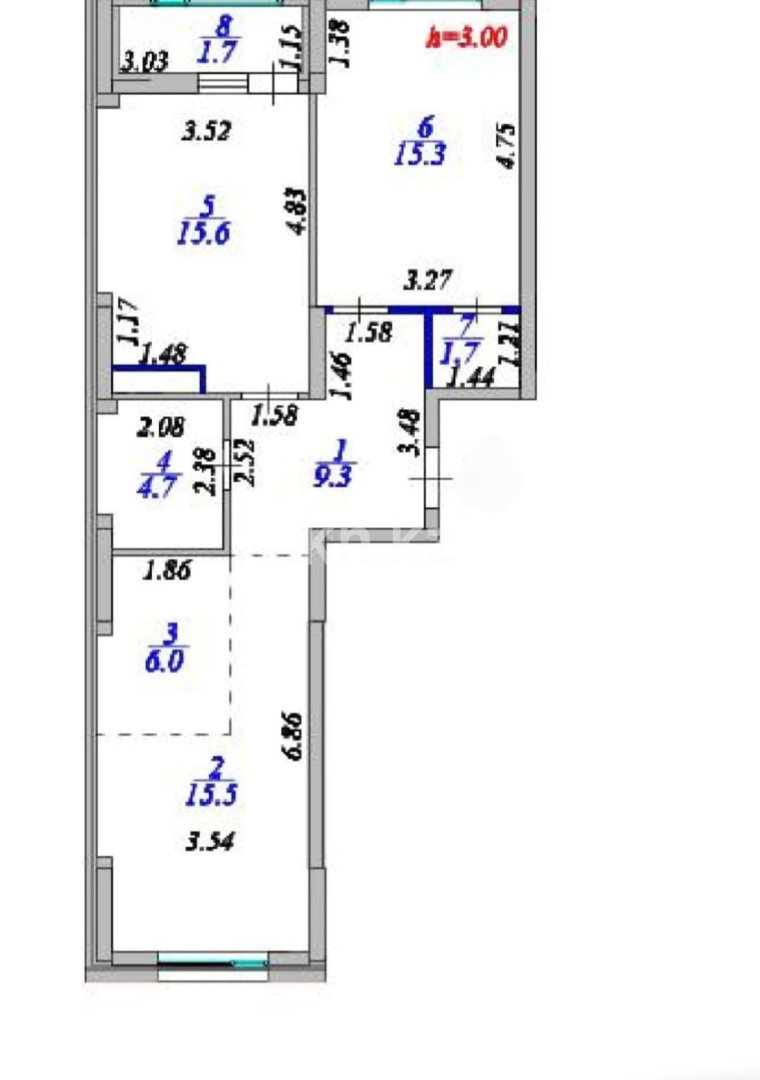 Продажа 3-комнатной квартиры, 70 м² в Астане - фото 9