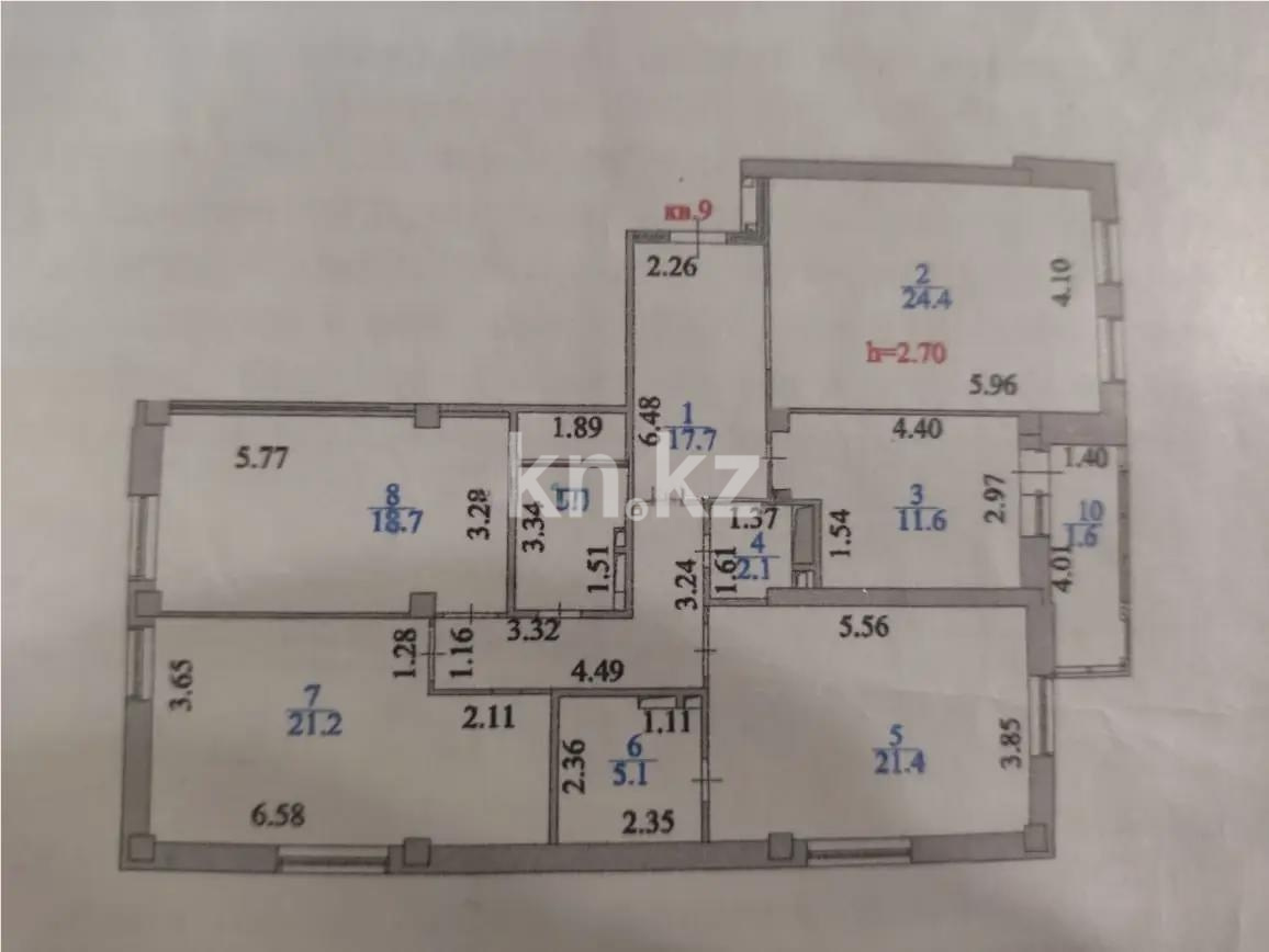 Продажа 4-комнатной квартиры, 129 м² в Астане - фото 9