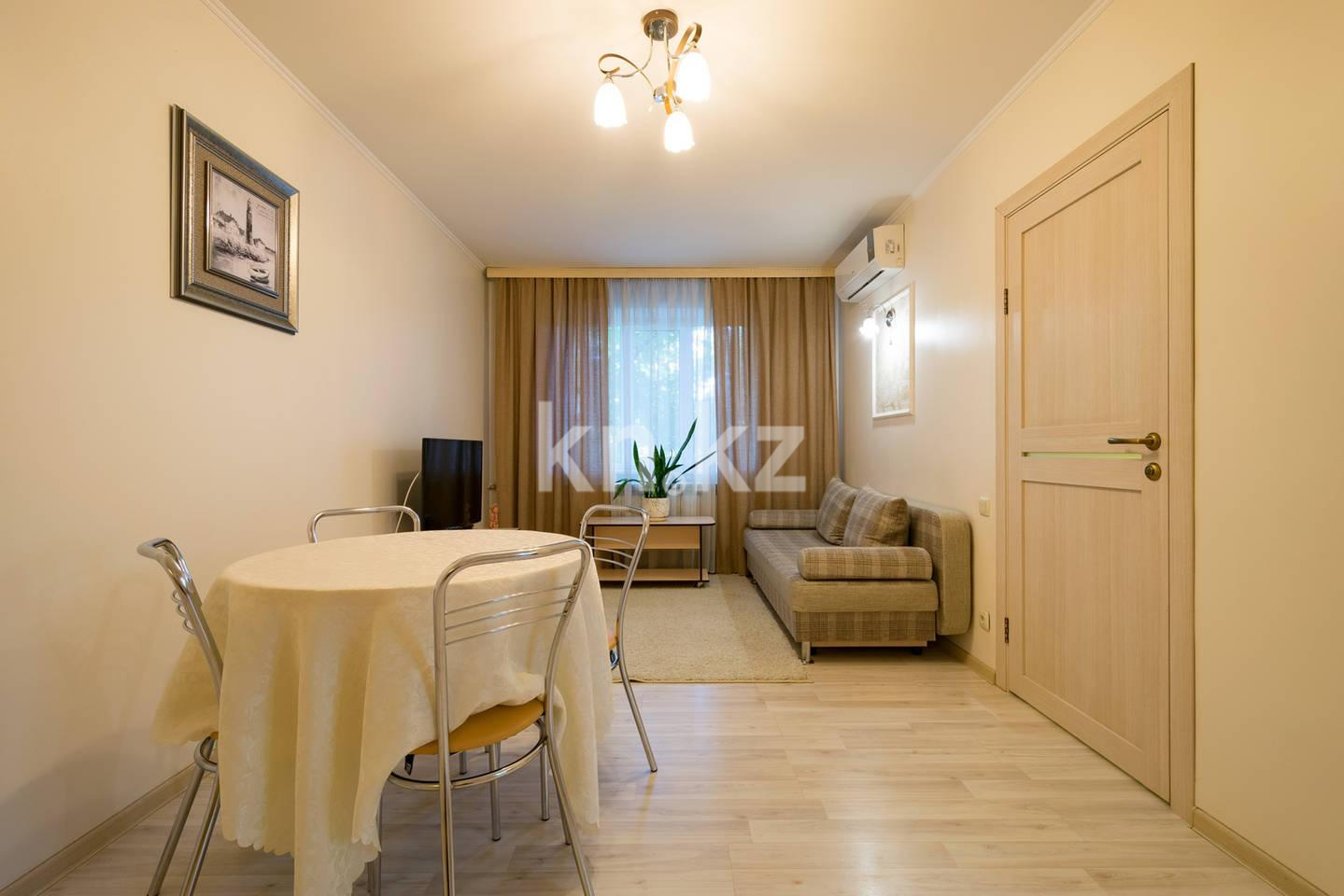 Аренда 2-комнатной квартиры посуточно, 48 м², ул. Наурызбай батыра, дом  63 - ул. Казыбек би в Алматы