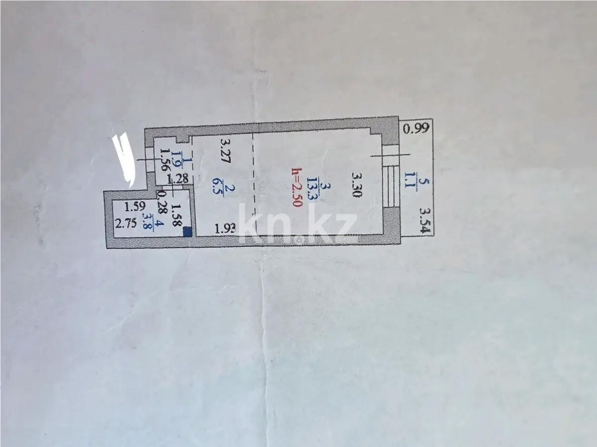 Продажа 1-комнатной квартиры, 26 м² в Астане