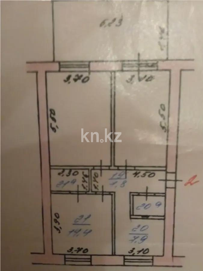 Продажа 3-комнатной квартиры, 90 м² в Алматы