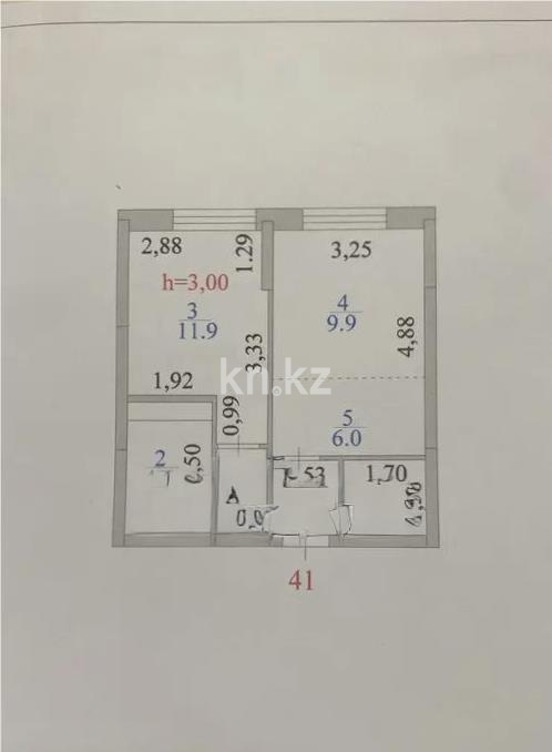 Продажа 2-комнатной квартиры, 40 м² в Астане