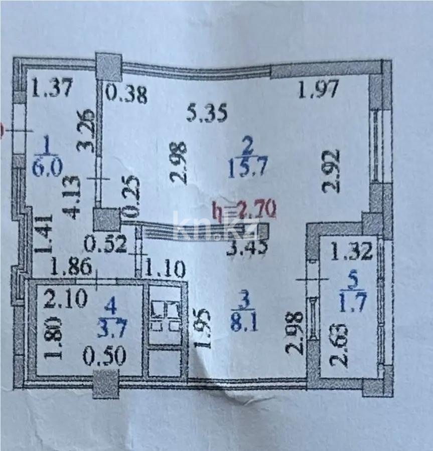 Продажа 1-комнатной квартиры, 35.2 м² в Астане - фото 4