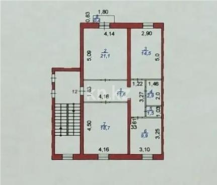 Продажа 3-комнатной квартиры, 80 м² в Караганде - фото 3