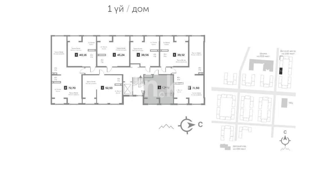 Продажа 1-комнатной квартиры, 36.23 м², ул. Бурундайская, дом  91а в Алматы