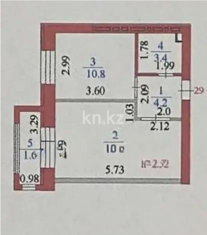 Продажа 1-комнатной квартиры, 37 м² в Астане - фото 4