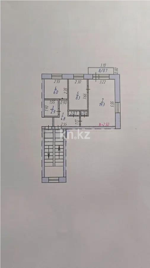 Продажа 2-комнатной квартиры, 43 м² в Темиртау - фото 3
