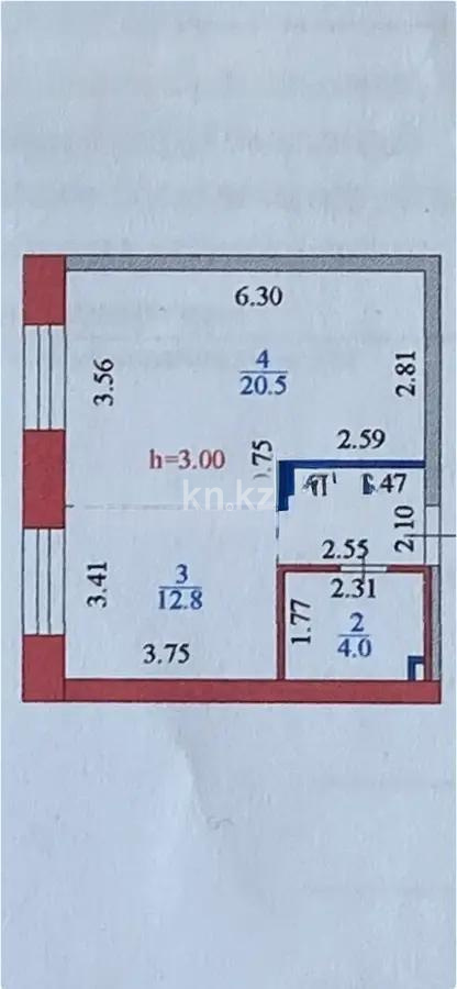 Продажа 1-комнатной квартиры, 43 м² в Астане - фото 7