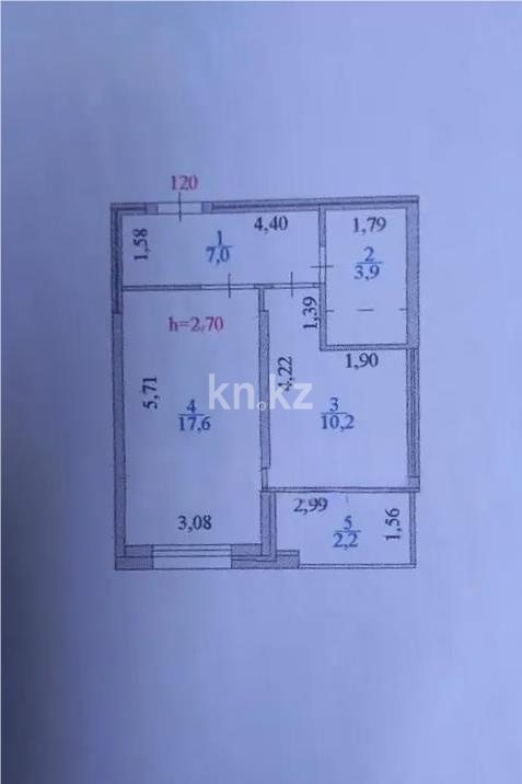 Продажа 1-комнатной квартиры, 40.9 м² в Астане - фото 6