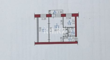Продажа 2-комнатной квартиры, 44 м² в Усть-Каменогорске