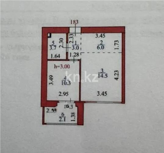 Продажа 1-комнатной квартиры, 39.6 м² в Астане - фото 4