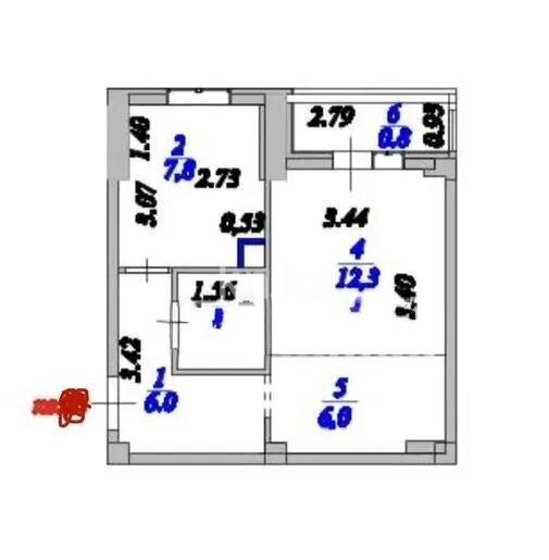 Продажа 2-комнатной квартиры, 36 м² в Астане - фото 5