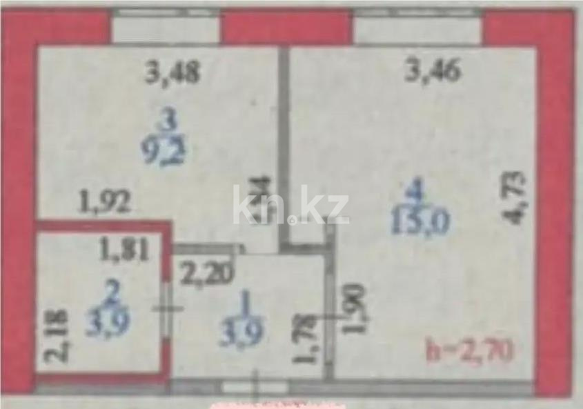 Продажа 1-комнатной квартиры, 32 м² в Астане - фото 4