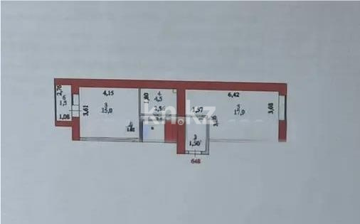 Продажа 1-комнатной квартиры, 47.2 м² в Астане