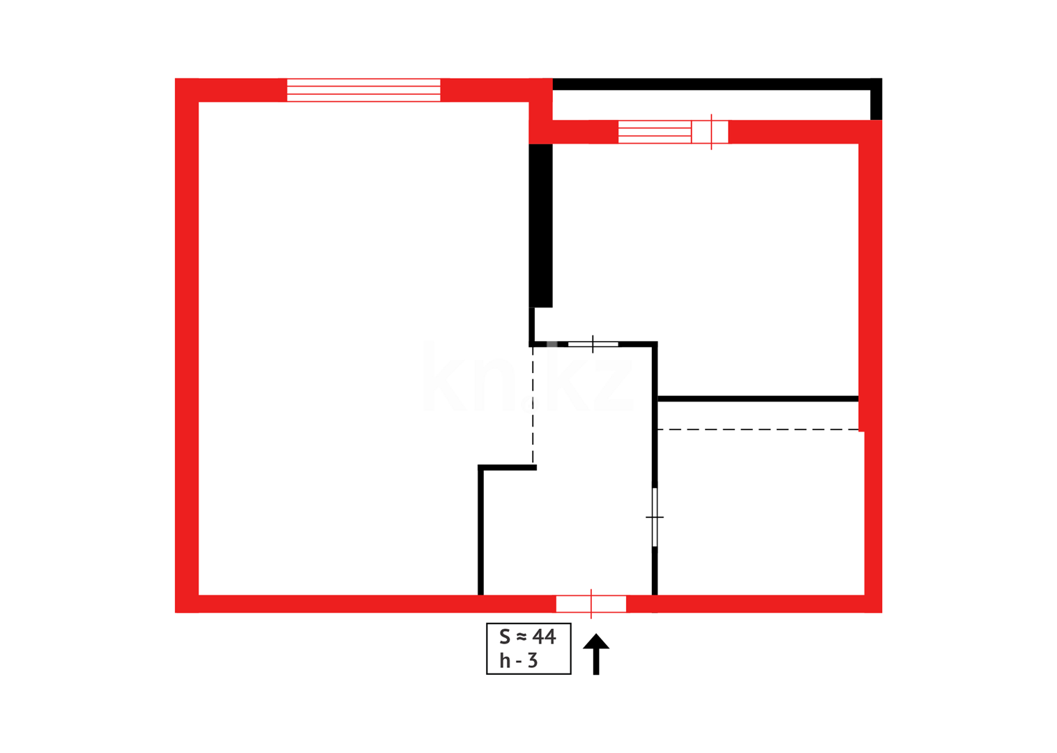 Продажа 2-комнатной квартиры, 44 м², ул. Е-429 в Астане - фото 9