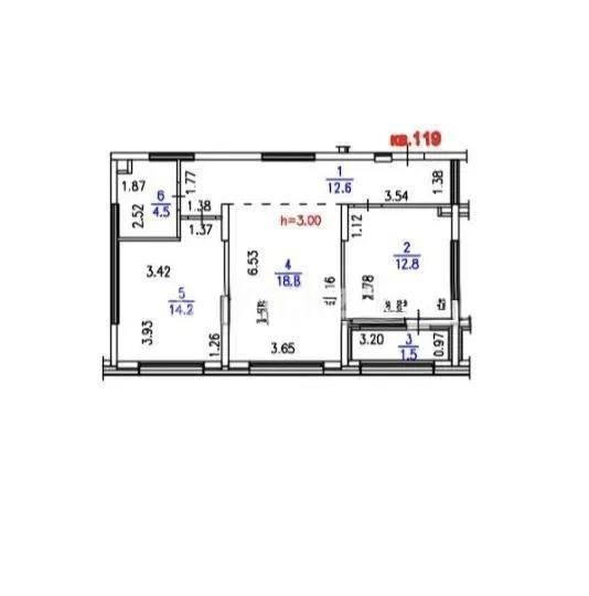 Продажа 2-комнатной квартиры, 64.4 м² в Алматы