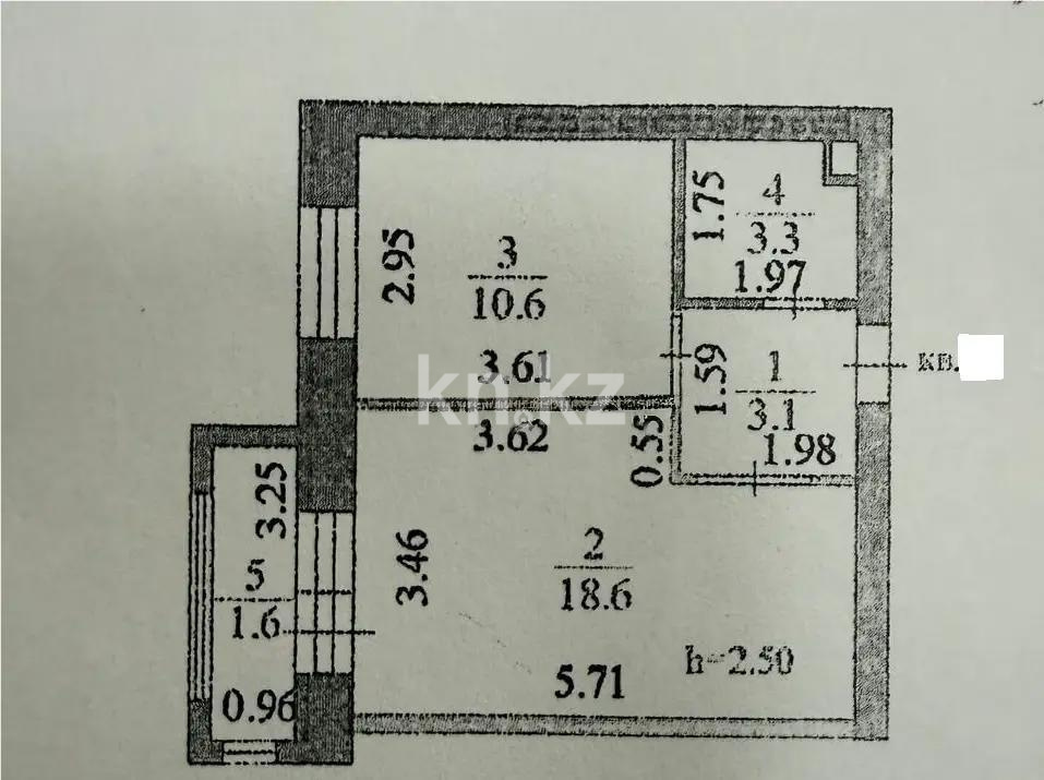 Продажа 1-комнатной квартиры, 37 м² в Астане - фото 5
