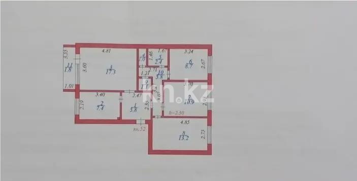 Продажа 4-комнатной квартиры, 75.4 м² в Астане - фото 7