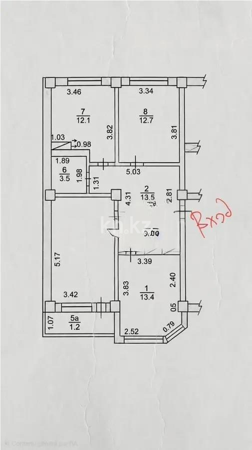 Продажа 3-комнатной квартиры, 75 м² в Алматы - фото 5