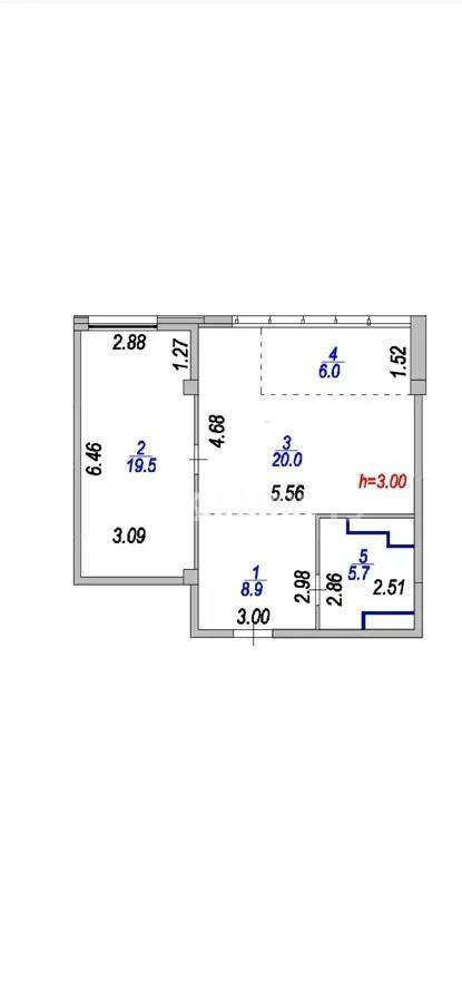 Продажа 2-комнатной квартиры, 60.1 м², ул. Калдаякова, дом  1 в Астане - фото 7