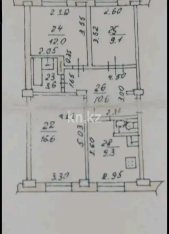 Продажа 4-комнатной квартиры, 62.1 м², ул. Бекмаханова, дом  77 в Алматы - фото 6