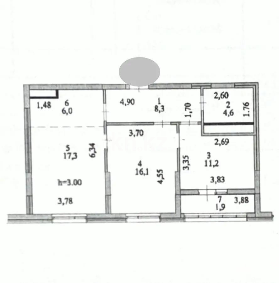 Продажа 3-комнатной квартиры, 66 м² в Астане - фото 5