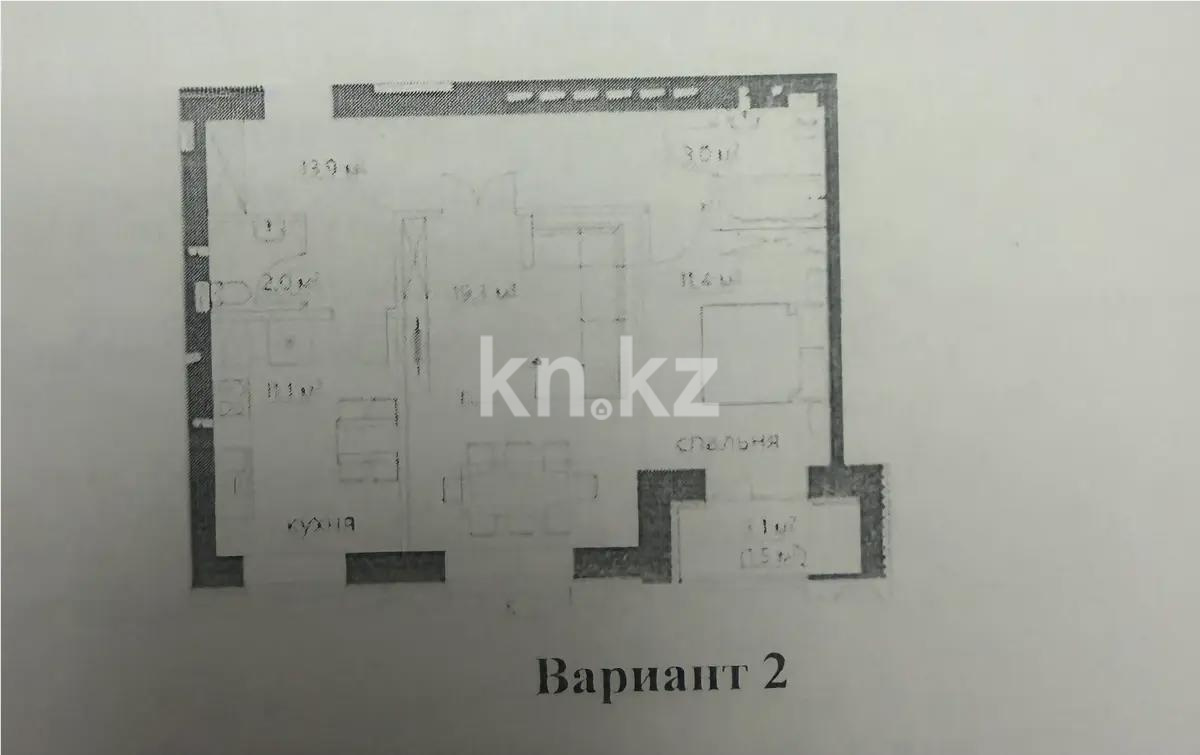 Продажа 2-комнатной квартиры, 65 м² в Караганде