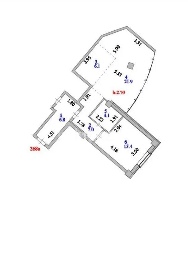 Продажа 2-комнатной квартиры, 76.3 м² в Астане - фото 3