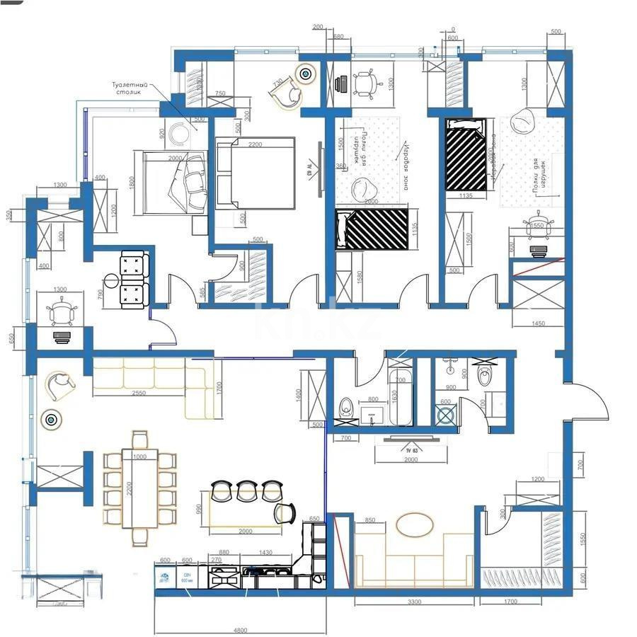 Продажа 7-комнатной квартиры, 192 м² в Алматы - фото 5