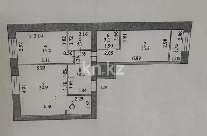 Продажа 3-комнатной квартиры, 75.8 м², пр. Аль-Фараби, дом  5 в Астане - фото 7