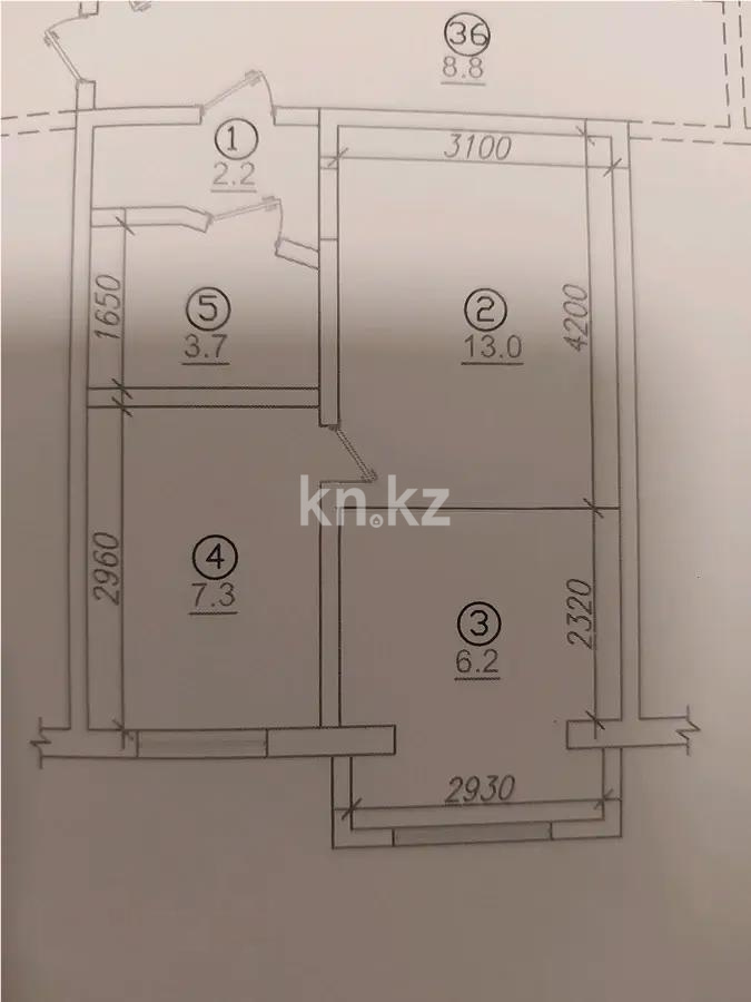 Продажа 2-комнатной квартиры, 32.4 м² в Алматы - фото 4