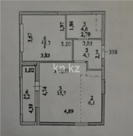 Продажа 2-комнатной квартиры, 46.5 м² в Астане - фото 6