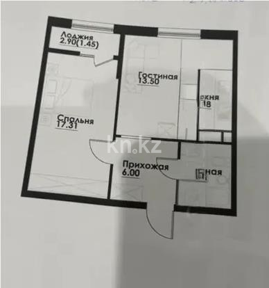 Продажа 2-комнатной квартиры, 49 м² в Алматы