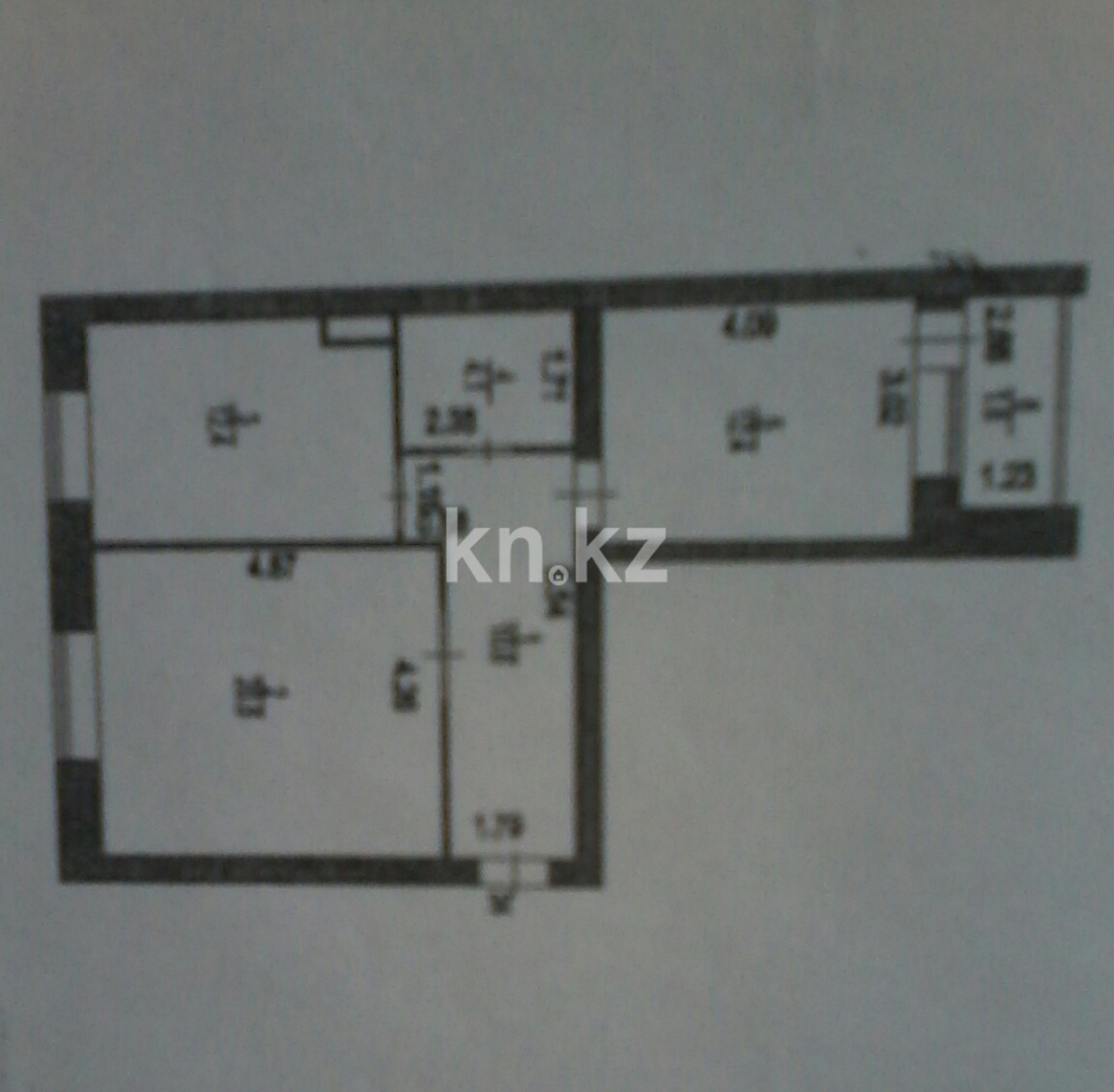 Продажа 2-комнатной квартиры, 62 м², ул. Лепсы, дом  42/1 - пр. Кудайбердыулы в Астане - фото 6