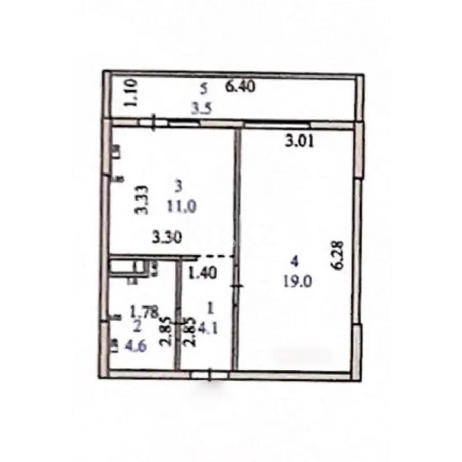 Продажа 1-комнатной квартиры, 42.2 м² в Астане - фото 4