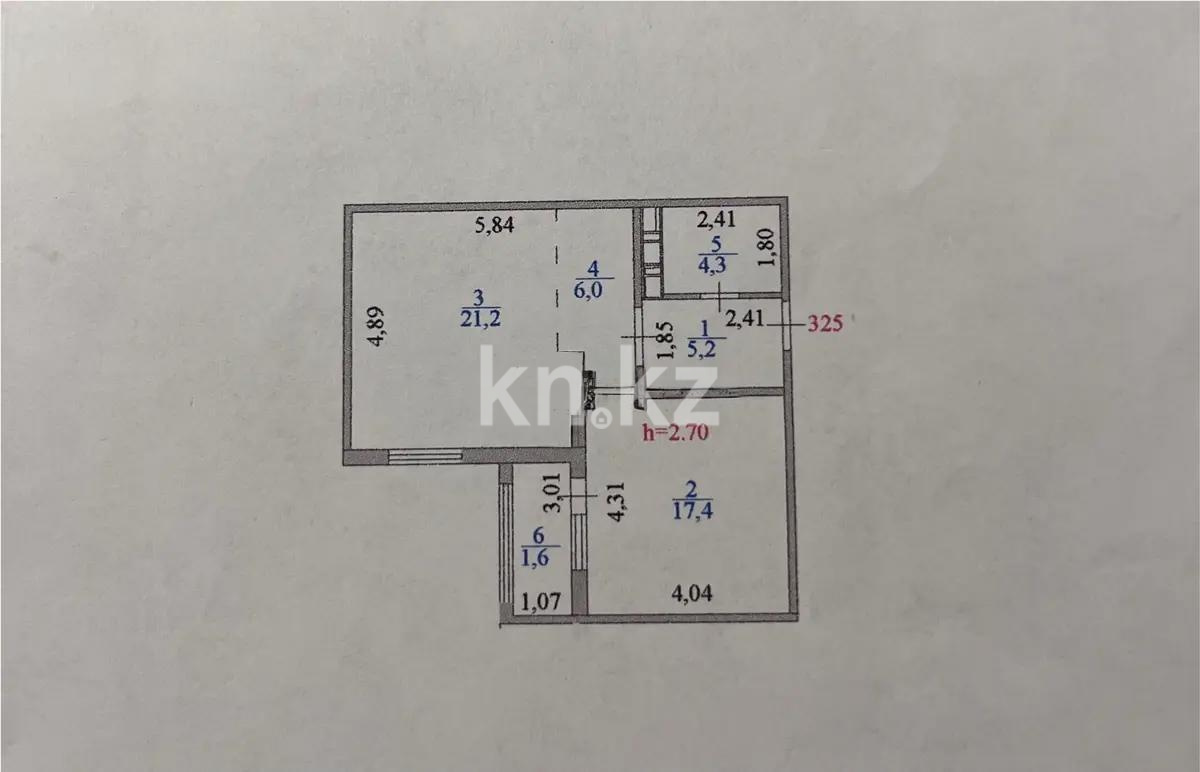 Продажа 2-комнатной квартиры, 56 м², пр. Улы Дала, дом  82 в Астане - фото 6