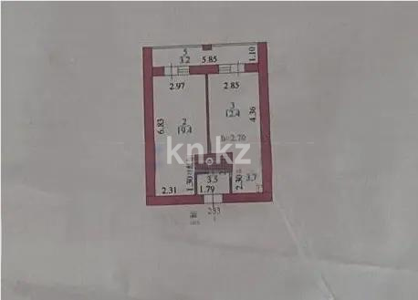 Продажа 1-комнатной квартиры, 42.2 м² в Астане - фото 2