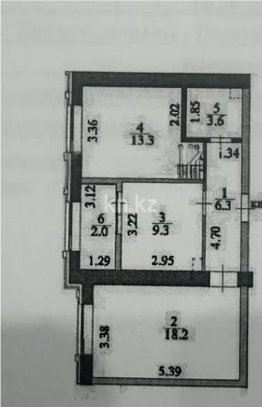 Продажа 2-комнатной квартиры, 52.7 м² в Астане - фото 6