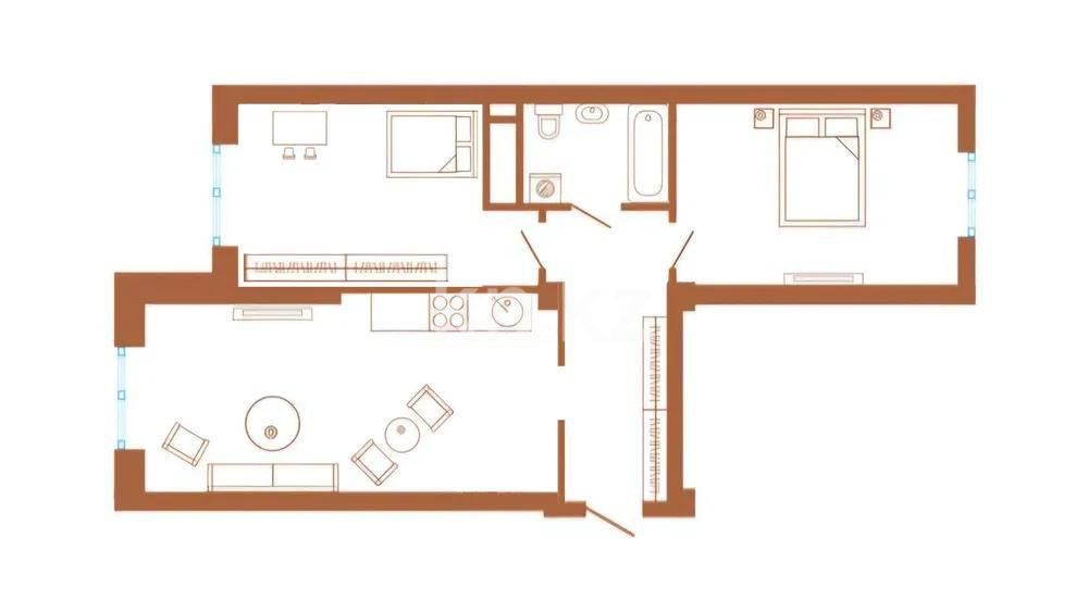 Продажа 3-комнатной квартиры, 62 м² в Астане - фото 5
