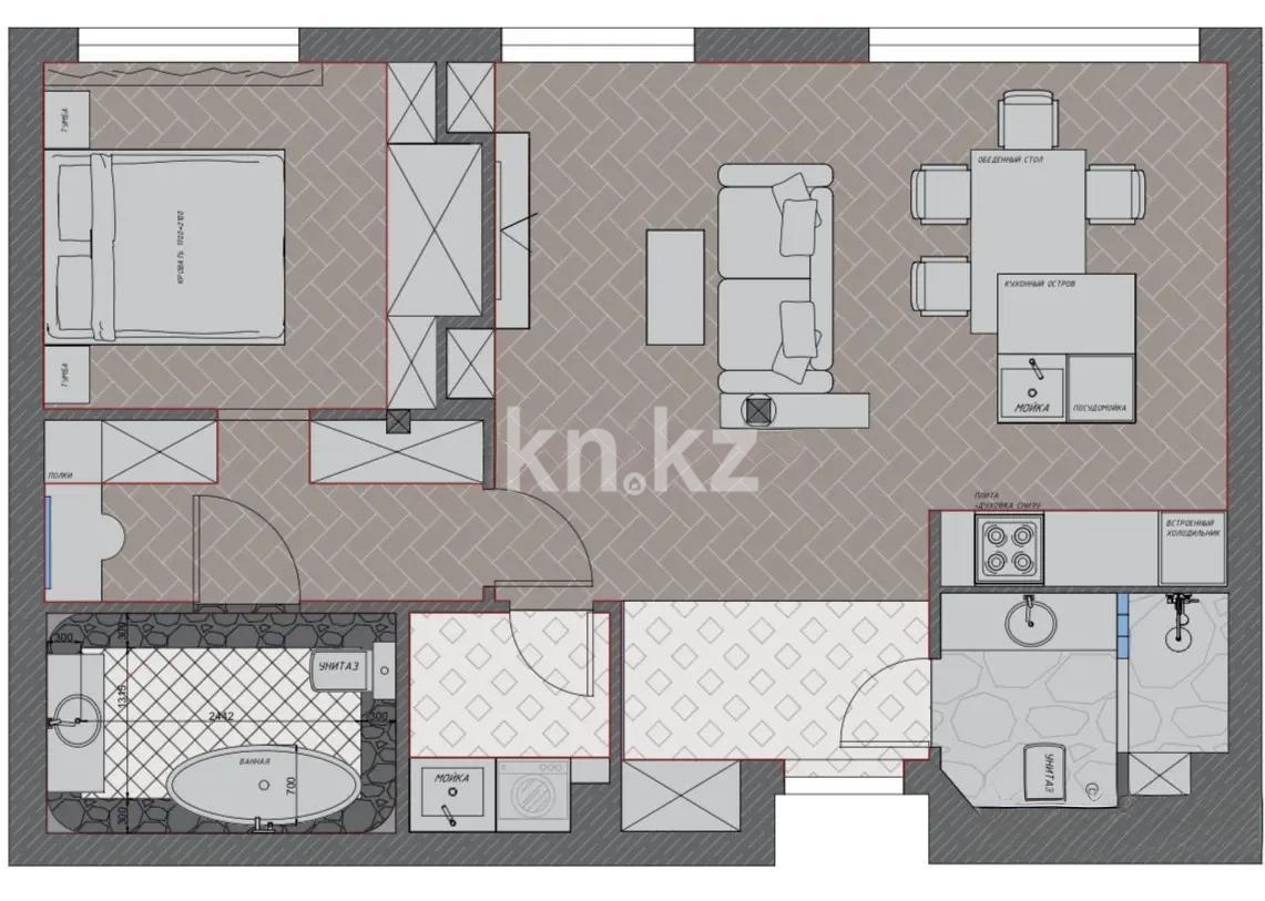 Продажа 2-комнатной квартиры, 70 м² в Алматы - фото 8