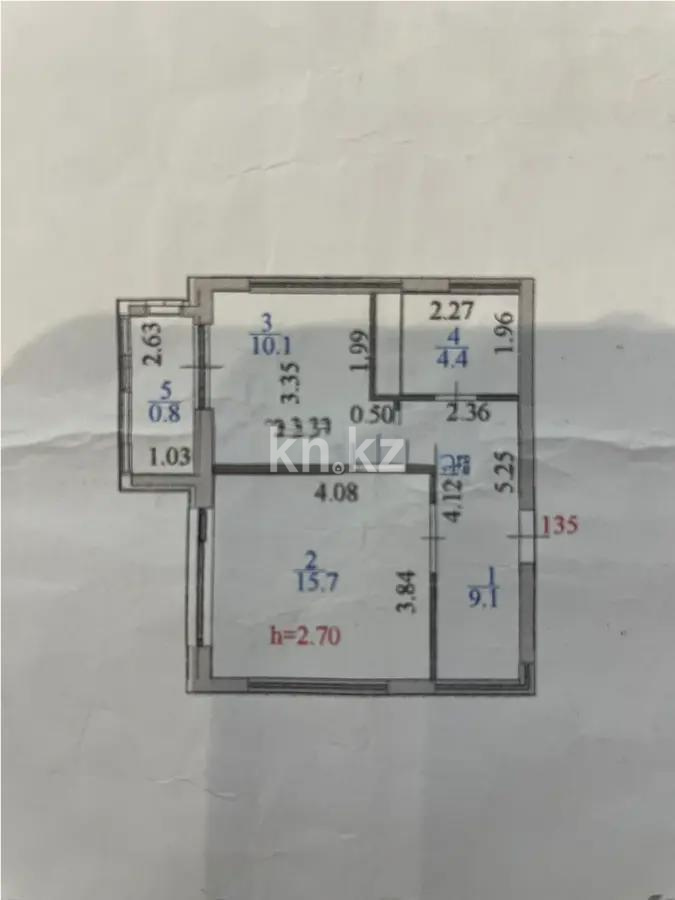 Продажа 1-комнатной квартиры, 40.3 м² в Астане - фото 4