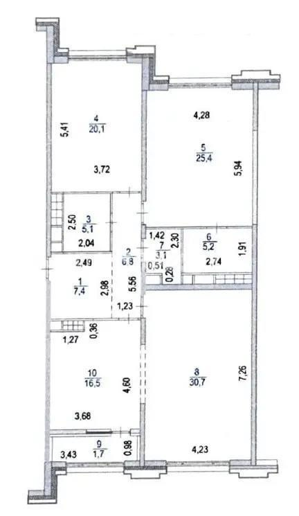Продажа 3-комнатной квартиры, 122 м² в Алматы - фото 2