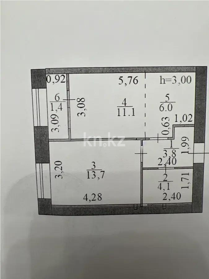 Продажа 2-комнатной квартиры, 40.1 м², ул. Омарова, дом  12в в Астане - фото 7