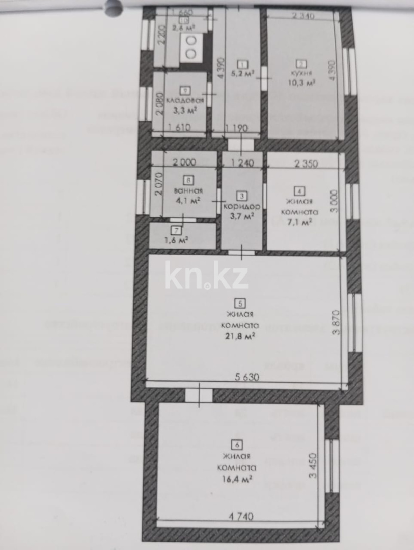 Продажа 3-комнатного дома, 76 м², ул. Дружбы, дом  68 в Караганде