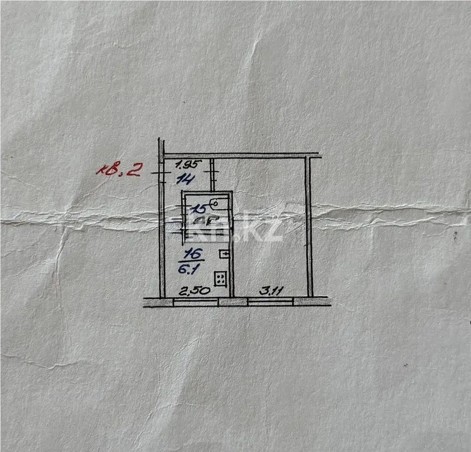 Продажа 1-комнатной квартиры, 31.3 м² в Алматы