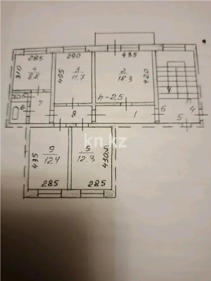 Продажа 4-комнатной квартиры, 82 м², ул. Абая, дом  58 в Абае - фото 7