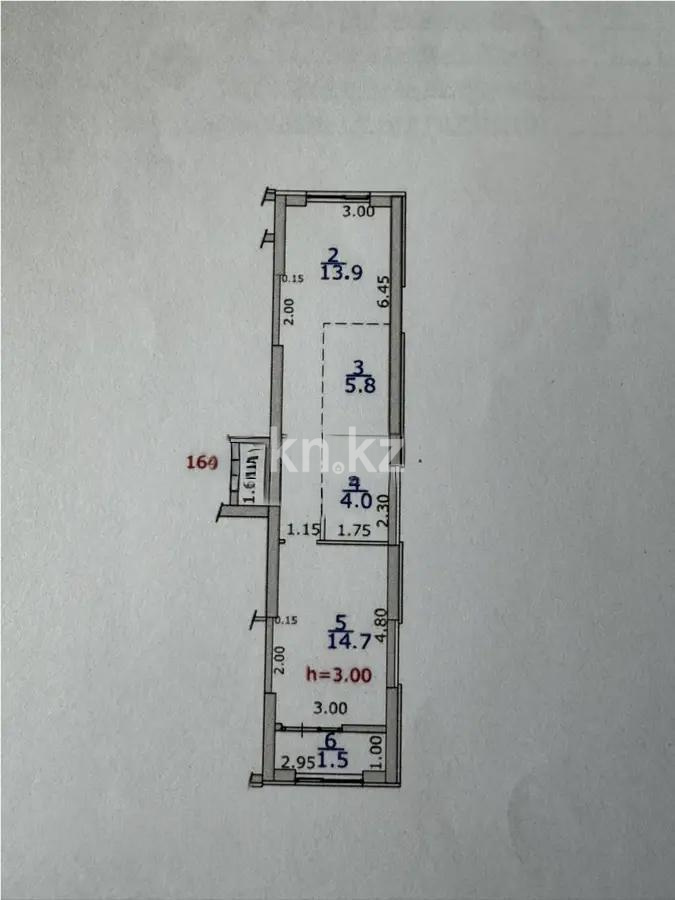 Продажа 2-комнатной квартиры, 45 м² в Алматы - фото 3