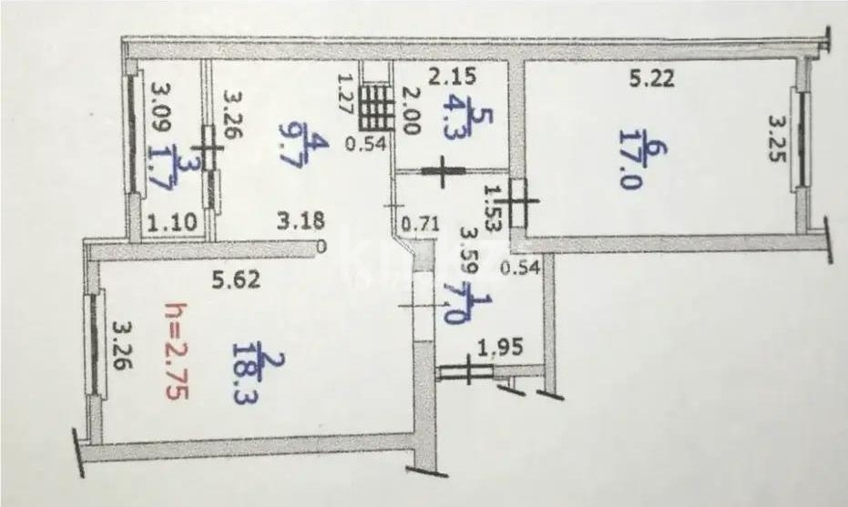 Продажа 2-комнатной квартиры, 58 м² в Алматы - фото 6