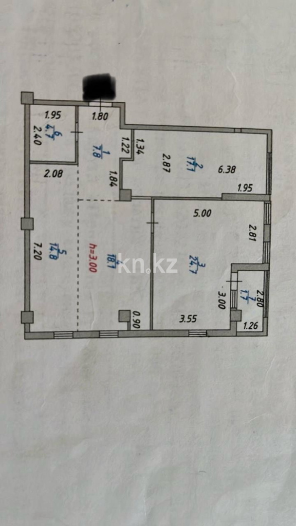 Продажа 3-комнатной квартиры, 90 м², ул. Туркестан, дом  14 - Туркестан 14 — Туркистан - Орынбор в Астане - фото 15